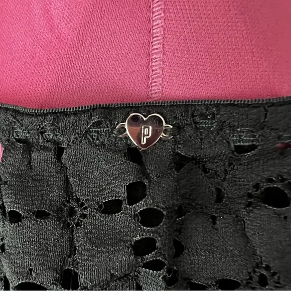 VICTORIA’S SECRET PINK NWT Black Lace Bralette Padded Underwire Size S - Picture 4 of 9